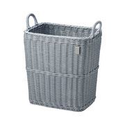 脱衣バスケット　手編み/抗菌素材/脱衣所/洗濯/収納/バス用品　　※受注生産品