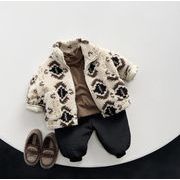 ★2024秋冬子供服★カジュアル系 裏起毛 厚手 コート 韓国風子供服 トップス 防寒 温かい 男女兼用