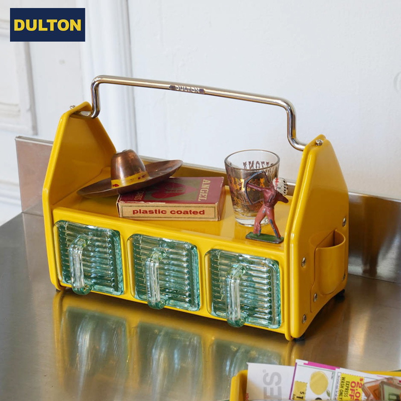 ■DULTON(ダルトン)■ Table organizer Yellow