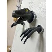 恐竜破壁デザインレジン製壁掛け装飾品 ブルー