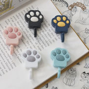 2025年新作 おしゃれ 生活雑貨 ネコの爪 壁掛け 粘着 便利アイテム インテリア キー 帽子掛け 5個セット