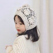 キッズ 子供用 キャップ ニット ビーニー 毛糸 帽子