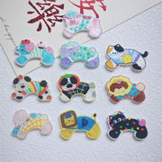 アクリル チャーム クリスマス キーホルダーパーツ デコパーツ DIY素材手作り 手芸材料