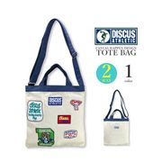DISCUS ディスカス ワッペン キャンバス2waショルダートートバッグ かばん BAG