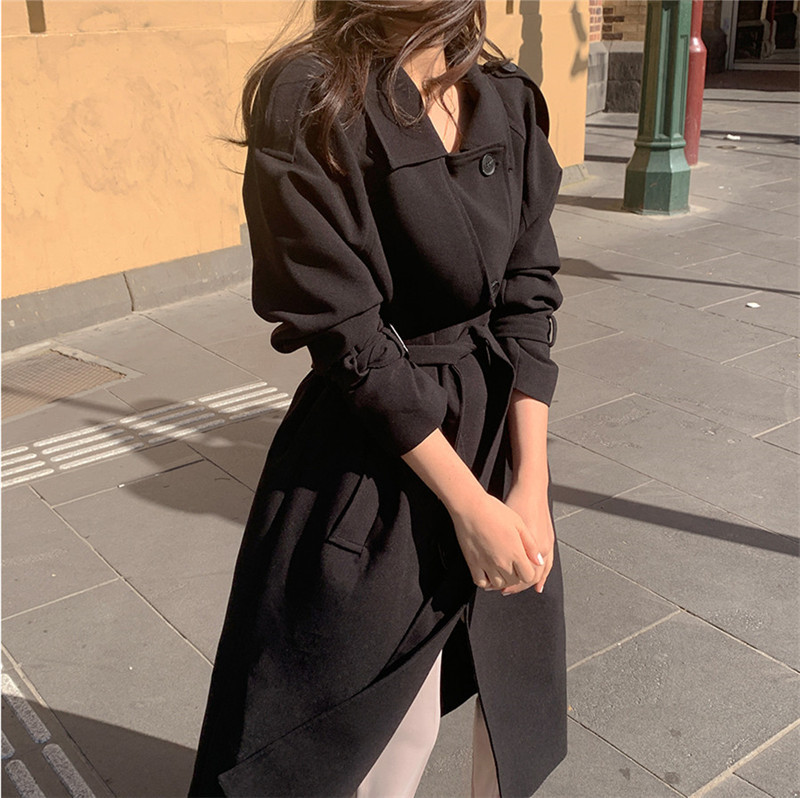 2025春秋レディース服 カジュアル系 気質 優雅 トレンチコート