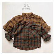 2025 新作★韓国風子供服★トップス★ワイシャツ★長袖★キッズ★80cm～130cm 2色