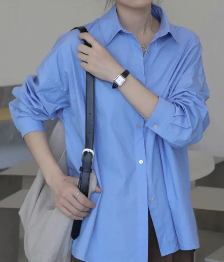 韓国ファッション 開襟 長袖 シャツ シンプル 無地 セクシー 2025春夏新作 レディース シャツ 長袖シャツ 開襟シャツ 韓国風