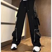 2025春秋新作 メンズ ボトムス カジュアル パンツ スラックス ワイドパンツ 男
