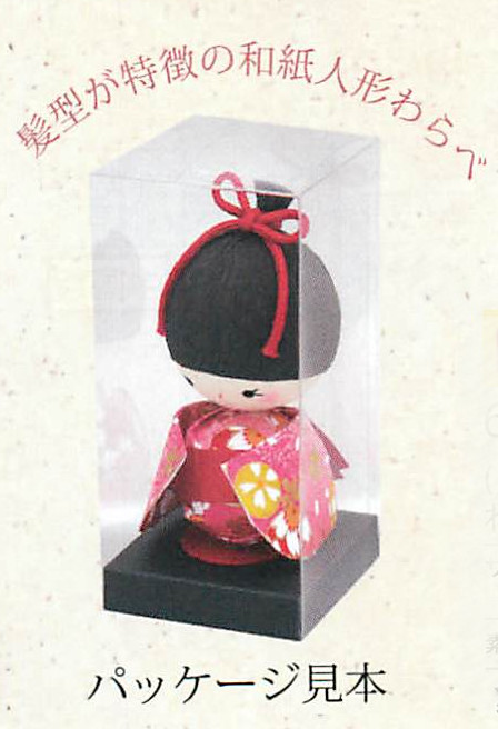 世界有名な 新登場！安心の日本製！かわいい！友禅紙のわらべ人形】(和紙 人形