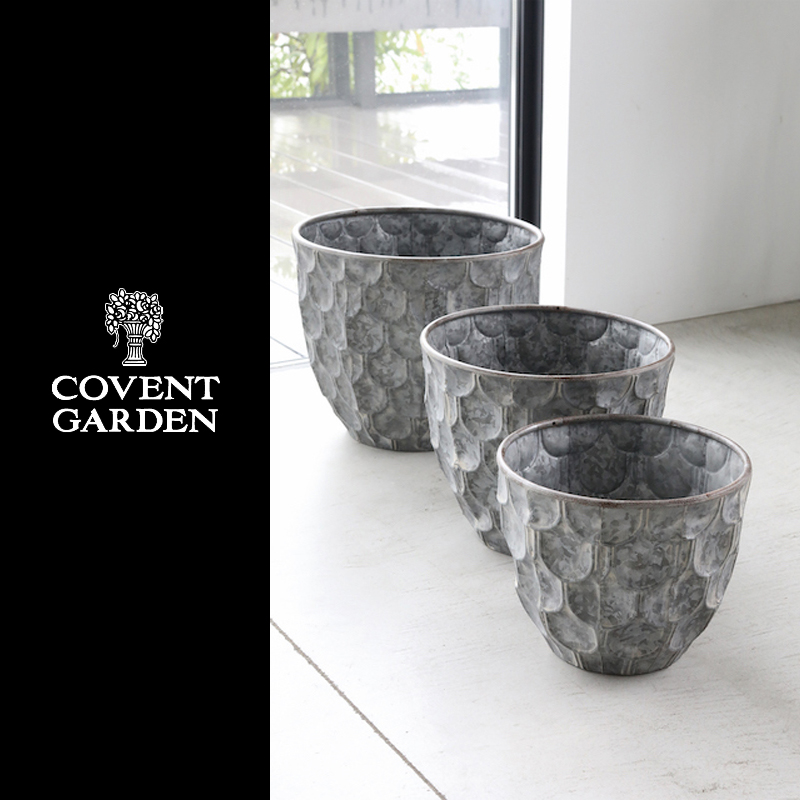 シェスナ カップポット L プランター コベントガーデン ナチュラル QW-55 シェスナ・カップポットL 2セット QW-55 コベントガーデン