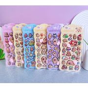 手芸diy用デコレーション 手帳用 貼り付け★粘着シール★立体キャラクターシール 3Dシール