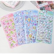 手芸diy用デコレーション 手帳用 貼り付け★粘着シール★立体キャラクターシール シール