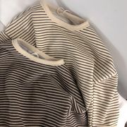 春秋新作 韓国風子供服トップス 長袖Tシャツ カジュアル 男女兼用 80-130cm
