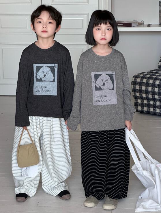 2025年　キッズ服　MXWQ　男女兼用 韓国風　トップス　Tシャツ　90－140CM　