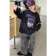 2025年　キッズ服　韓国風　男女兼用　トップス　Tシャツ　90-160CM　