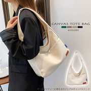 レディース ショルダーバッグ トートバッグ 肩掛け キャンバス 帆布 大容量 カジュアル 軽量