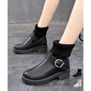 ニットブーツ レディース ソックスブーツ