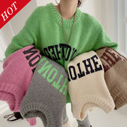 【Women】韓国風レディース服　秋冬　厚手　優しい　きれいめ　セーター　ニット