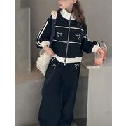 2025春新作  キッズ    長袖  女の子  トップス コート+ズボン  子供服 スーツ  カジュアル