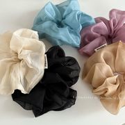 シュシュ　ヘアアクセサリー　韓国ファッション　デザイン　花柄