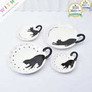 お皿 セラミック 猫 食器 醤油皿 箸置き 小皿 豆皿 可愛い キッチン用品