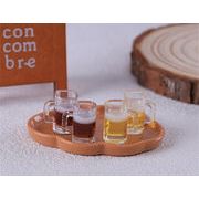 DIY♪ミニチュア玩具♪樹脂パーツ♪手作りの材料♪貼り付けパーツ♪食玩 ビール
