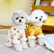 2025春夏新作  くまさん　熊　犬服　犬の服　猫服　猫　犬　ペット服　ペット用品　犬猫雑貨（XS-XL）