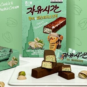 ヘテ 自由時間 クッキー＆ピスタチオクリーム 30g 韓国お菓子 ピスタチオクリームサンドチョコクッキー