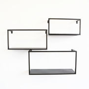 直送可/送料無料】ジャスティス デスクラック 4段 木目 アイアン