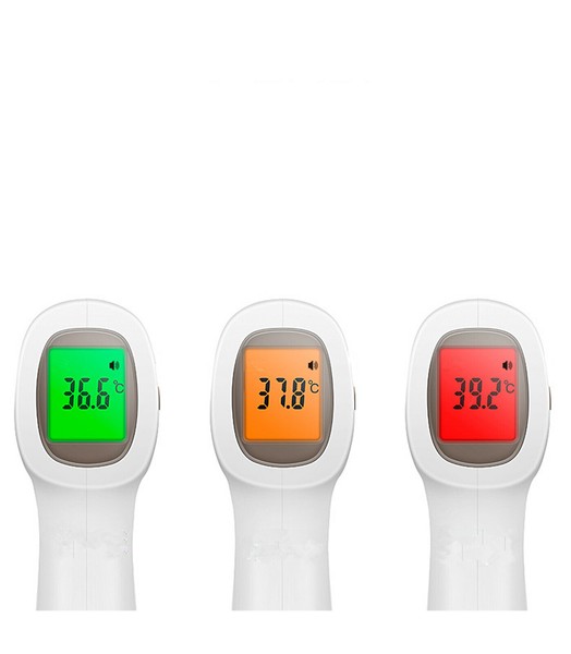 非接触式電子温度計 ホワイト DL-200814 | 卸売・ 問屋・仕入れの専門