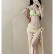 新品 温泉 スリム エレガント女性 水着　温泉可　シャワー　ビキニ　ラッシュカード