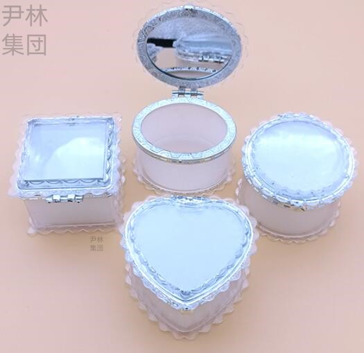 INS新品　収納ボックス　収納ケ-ス　diy鏡付き　透明ケース　アクセサリーケース箱　4色