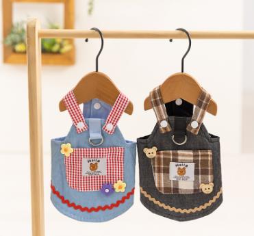 2025春夏新作 ペット用品 小型犬服 犬服 犬用 猫服 ins超可愛い ドッグウエア ネコ雑貨 2色 XS-2XL