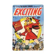 アメコミ メタルポストカード EXCITING COMICS　レター/手紙/ハガキ/贈り物