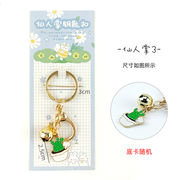 合金のキーホルダーのかわいい植物のサボテンは油を垂らします。3 #サボテン3 (キーホルダー)