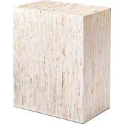 サイドテーブル/　貝 天然 高級感 ラグジュアリー モダン アジアン軽量 フェミニン　シンプル　台