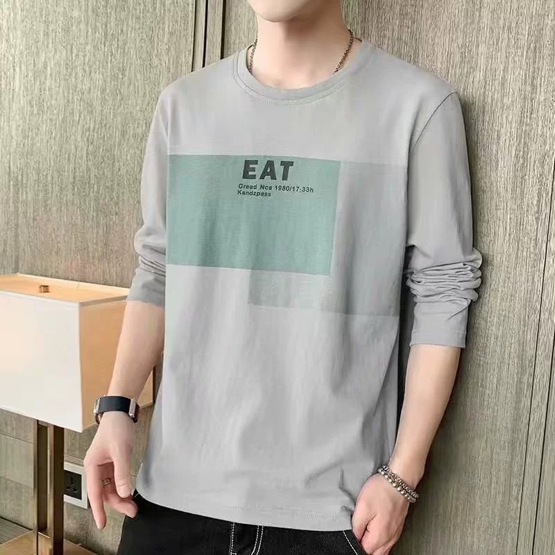 2025春秋メンズ服 シンプル おしゃれ 長袖Tシャツ トップス