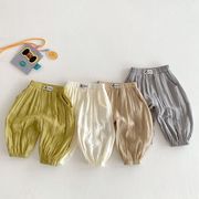 男女兼用 子ども用 シンプルカラー パンツ 2025夏 0-5歳 ベビー用 おしゃれ 軽量防虫パンツ