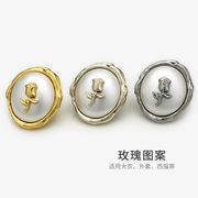 レディース ボタン飾りボタン 洋服 コート用 交換 修理 DIY用品 手作り アクセサリーパーツ 工芸品