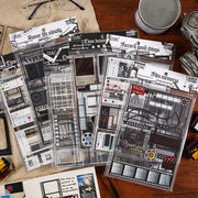 フィルム 写真 フレーム 枠 シール ステッカー デコレーション シール帳 シールブック 手帳シール