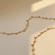 サージカルステンレスアンクレット　アクセサリー　金属アレルギー対応　INS　デザイン　18Kコーティング