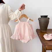 2025夏☆FLM☆女の子サマーワンピース プリンセス風 吊りスカート