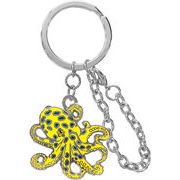 チャーム ヒョウモンダコ　キーホルダー/お土産/動物園/水族館/記念