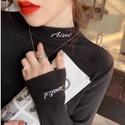 新作・上着・ハイネック・長袖・レディース・ファッション