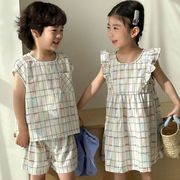 子供服　80~150cm　キッズパジャマ　上下セット　ルームウェア 　韓国キッズ服