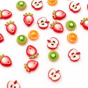 耳つぼジュエリー/フルーツピース/レジン封じ/デコパーツ/ネイル/イチゴ/ミカン/キウイ/リンゴ/福袋