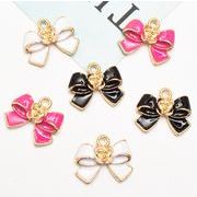 アクセサリーパーツ メタルチャーム リボン ハンドメイド パーツ メタルパーツ ピアス イヤリング パーツ