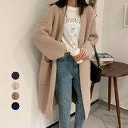 【日本倉庫即納】 ニットカーディガン レディース体型カバー