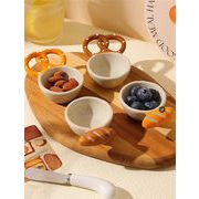 今週だけの特価 人気商品 手描き釉下彩 陶器たれ皿 パン型ハンドルデザイン 家庭用 調味料容器