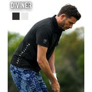 【2025年春の新作】鹿の子 サイドプリント 半袖ポロ ポロシャツ／DIVINER GOLF